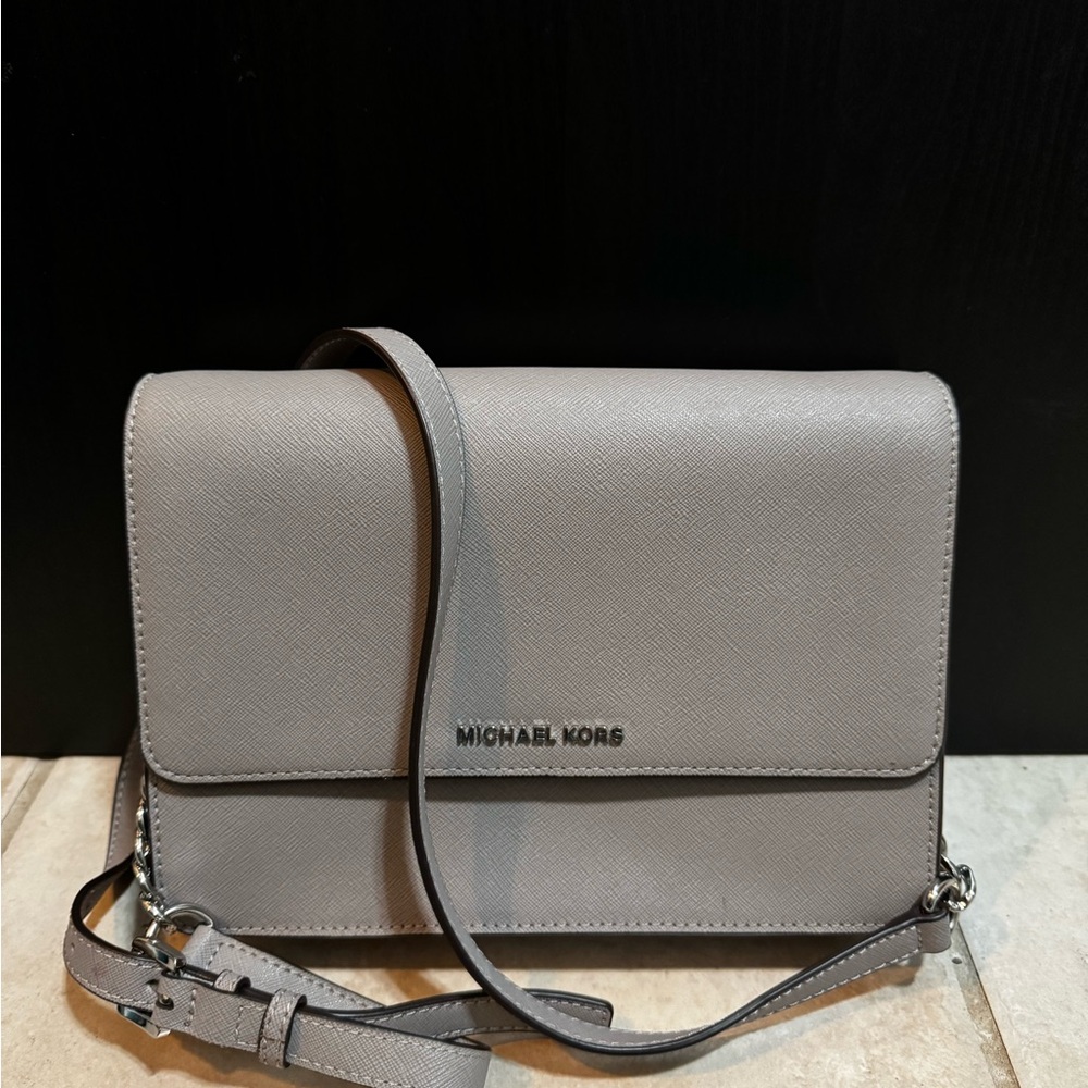 Michael Kors Gray Crossbody Bag